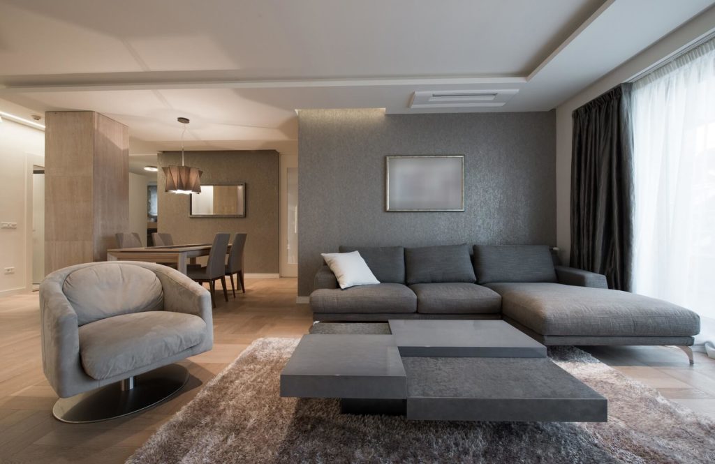 example of modern, stylish, affordable home furniture maximizing a home's space